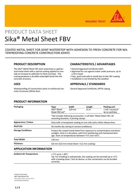 Sika®Metalsheet 